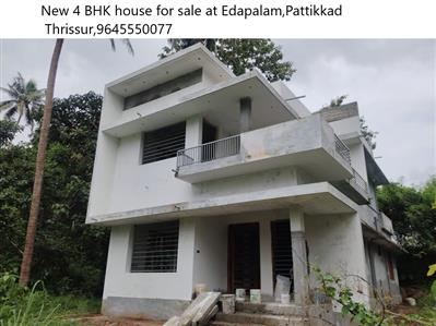 New 4 BHK house,5 cent land for sale at Edapalam,Pattikkad Thrissur 9645550077