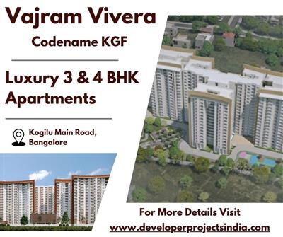 Vajram Vivera - 3 & 4 BHK Luxury Homes in Bangalore | Modern Living Near Manyata
