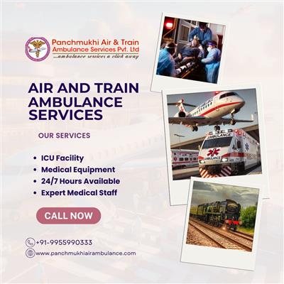 Panchmukhi Hi Tech Air and Train Ambulance in Kolkata- get Hi tech amenities
