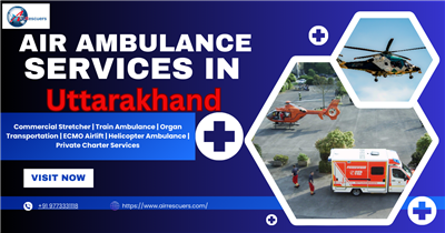 Air Ambulance Services in Uttarakhand Reliable Medical Aid Anytime