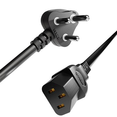 FEDUS 16A 250v Heavy Duty Copper Power Cord 16 Amp Indian Power Plug to IEC 13 S