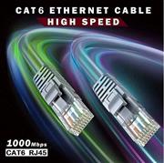 FEDUS Cat6 Heavy Duty Outdoor Cable Weatherproof/UV Resistant 1000mbps Ethernet