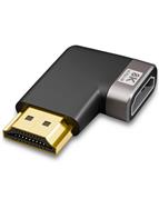 FEDUS 8K Ultra HD HDMI Connector 90 Degree L Shape Flat HDMI Male to Female Conv