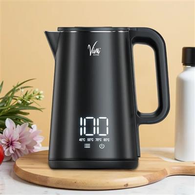 FEDUS Viva Digital Display Temperature Control Electric Kettle, 1.8 Litres 1500W