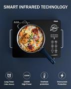 FEDUS 2200 Watts Infrared Cooktop, Energy Efficient Cook & Grill Infrared Stove,