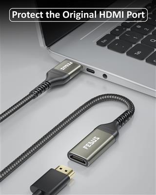 FEDUS HDMI Extension Cable Support 4K@60Hz 3D HDR, Male to Female HDMI Extender