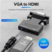 FEDUS VGA to HDMI Converter Cable, VGA to HDMI Adapter with Audio, 1080P Video D