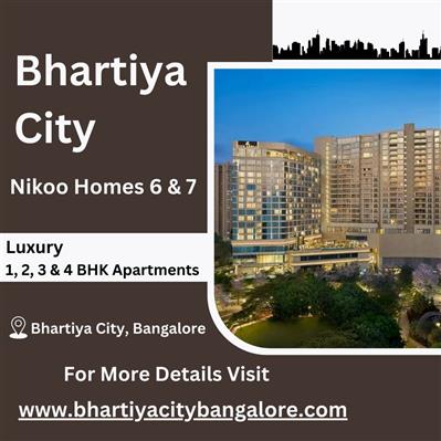 Bhartiya City Nikoo Homes - Luxury 1 to 4 BHK Apartments in Bangalore