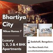 Bhartiya City Nikoo Homes Phase 7 Luxury Apartments in Sadahalli North Bangalore