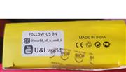 Fast Quick U&I 2.4A Mobile Phone Charger 2 USB With Type C Data Cable