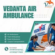 Vedanta Air Ambulance Service Provide honest Medical Emigration from Dibrugarh