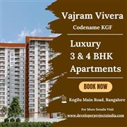 Vajram Vivera - Redefining 3 and 4 BHK Luxury Living on Kogilu Main Road
