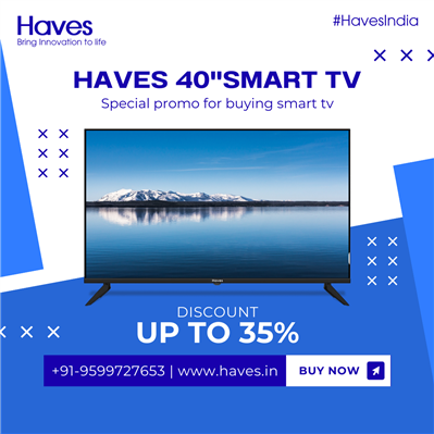 Haves 40 Inch Smart Android Fameless LED TV