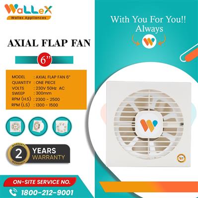 Buy Wallex Flap Exhaust Fan Online in Delhi NCR 1800-212-900