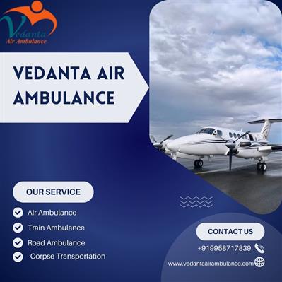 Vedanta Air Ambulance Services in Guwahati Offers Fastest Patient Transfer Servi