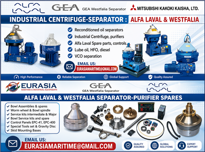 Alfa Laval oil separator purifier spare parts MAB-103B, MAB-104, MAB-205