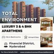 Total Environment Apartments - Spacious 3 & 4 BHK Homes for Sale in Hyderabad