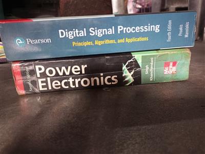 Digital Signal Processing Proakis Manolakis and Power Electronics Singh