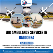 Emergency Air Ambulance Services in Bagdogra for Rapid Medical Evacuation