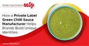 Green chilli sauce supplier in Vadodara, Gujarat, India | mfpindia