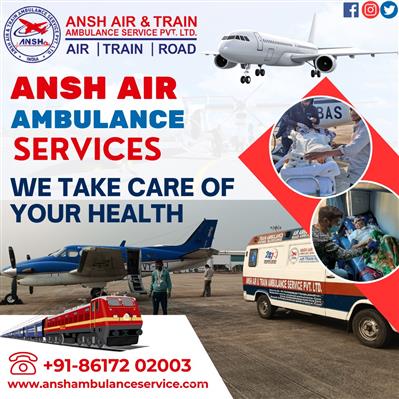 Ansh Air Ambulance Services in Patna: Your Safety Above All Else