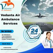Vedanta Air Ambulance Service in Kolkata Provides Air Health Services and Staff