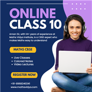Class 10 Maths Online Classes in Dehradun : Learning Without Extra Pressure