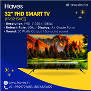 Haves 32 Inch Full HD Smart android LED TV Frameless