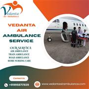 Vedanta Air Ambulance Service in Kolkata Transports People in Need