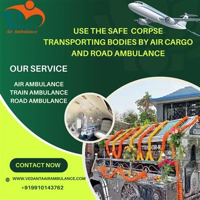 Get the safest Vedanta cadaver ambulance service in Hyderabad at the lowest pric