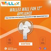 Buy Wallex Wall Fan 12 Inch Online at Best Price | 1800-212-9001