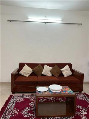 Teakwood Sofa 4+2 Seater and Centre table