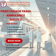 Panchmukhi Train Ambulance from Ranchi provides a comfortable transfer service