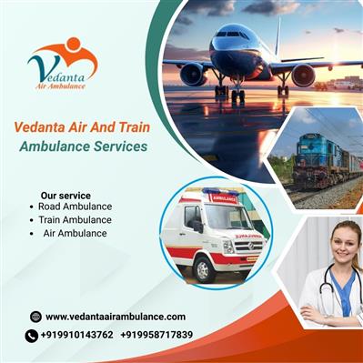 Vedanta Air Ambulance Service in Patna Provides Life-Saving Equipment