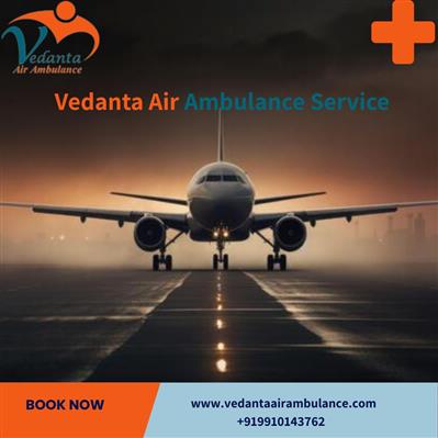 Vedanta Air Ambulance in Delhi Facilitates the Transfer of Patients to another S