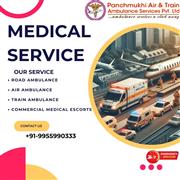 Panchmukhi Train Ambulance from Ranchi – Guarantees Low Risk Long Distance Medic
