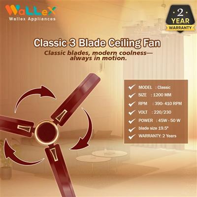 Buy Wallex Fan in Delhi - Ceiling, Table & Exhaust Fans 1800-212-9001