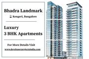 Bhadra Landmark Luxury Homes - 3 BHK Apartments for Sale Near Mysore Road
