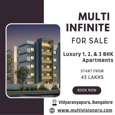 Multi Infinite - Stylish Urban Homes with 1, 2 & 3 BHK Apartments in Bangalore