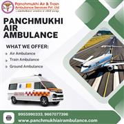 Always Hire at Minimum Fare Panchmukhi Air Ambulance in Raipur