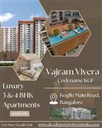Vajram Vivera 3 & 4 BHK Luxury Apartments in Bangalore | Premium Flats in Kogilu
