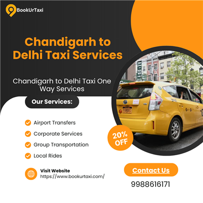 Chandigarh to delhi taxi 2750