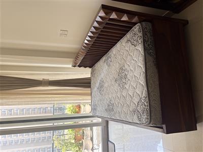Sheesham wood Diwan with backrest
