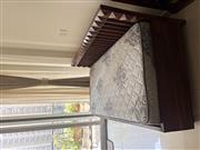 Sheesham wood Diwan with backrest