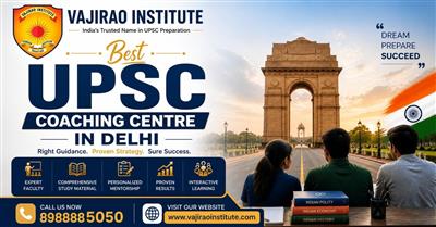 Best UPSC Coaching Centre in Delhi- Vajirao and Reddy Institute
