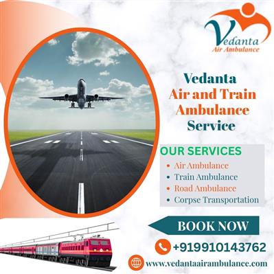 Vedanta Air Ambulance in Dibrugarh Features State-Of-The-Art Medical Technology