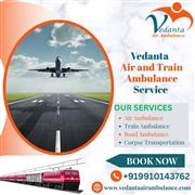 Vedanta Air Ambulance in Dibrugarh Features State-Of-The-Art Medical Technology