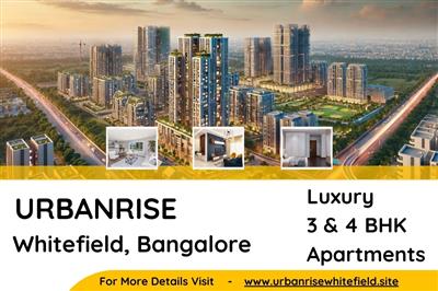Urbanrise Whitefield - Luxury 3 & 4 BHK Apartments for Sale in Whitefield
