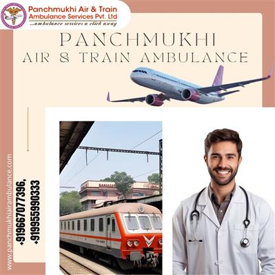 Panchmukhi Low Cost Train Ambulance in Patna- the Cost of the Service is lower