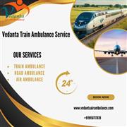 The Vedanta Train Ambulance service in Patna provides life-saving care to your p